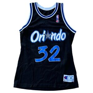 Shaquille O’Neal Orlando Magic Champion NBA Jersey Size 40 vintage